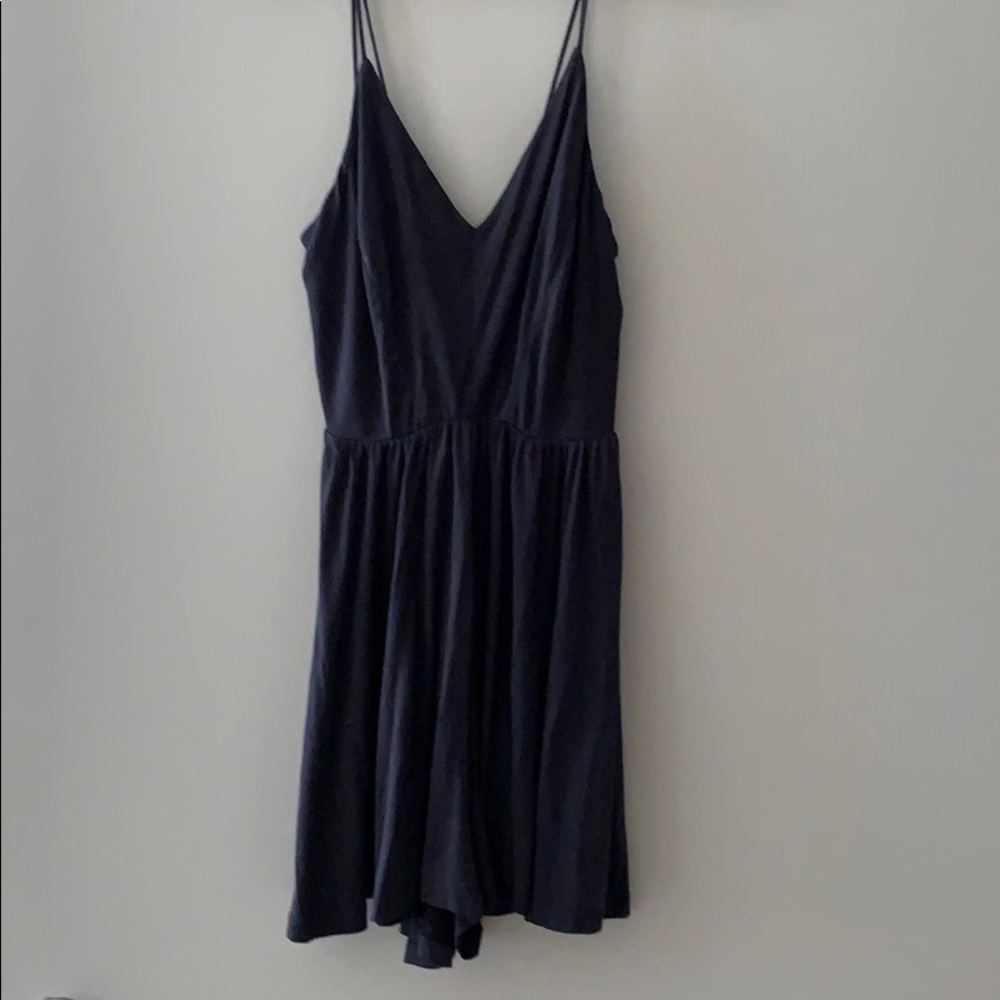 Darkest Grey Silence and Noise Romper